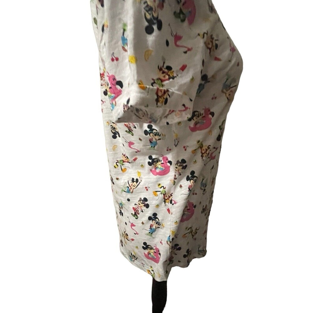Disney Parks Mickey and Minnie Scoop Neck Shirt Women’s Small Summertime Fun New - Picture 16 of 16